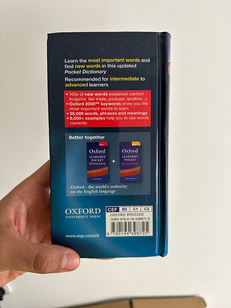 کتاب Oxford Learner’s Pocket Dictionary